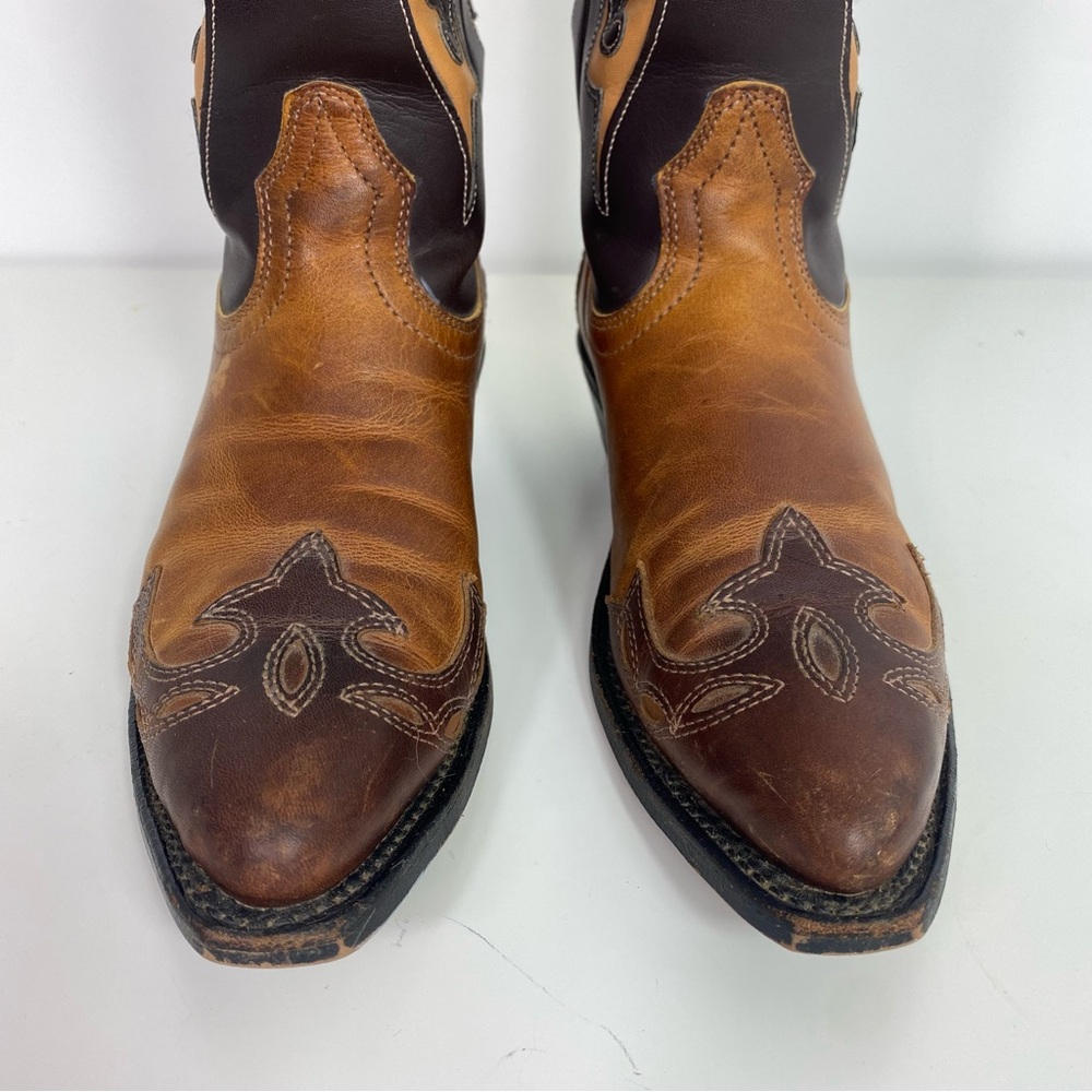 Silver Rebel Cowboy Boots Leather Women’s Size 8 View 6